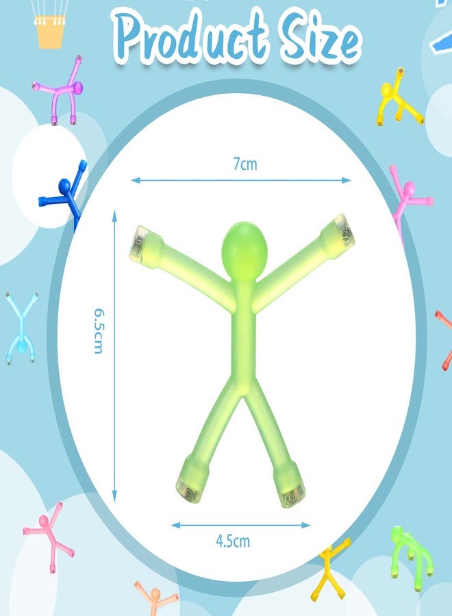 Jerify 20 Pcs Easter Magnetic Travel Toys Magnetic Cute Man Refrigerator Magnet People Colorful Fridge Toy Humanoid Fun Magnet Toy Easter Basket Stuffer for Adult Craft Refrigerator(10 Colors) - Image 3